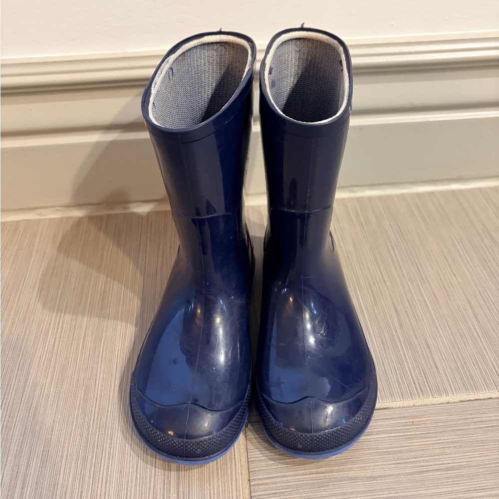 Kids Blue Rain Boots size 9-10